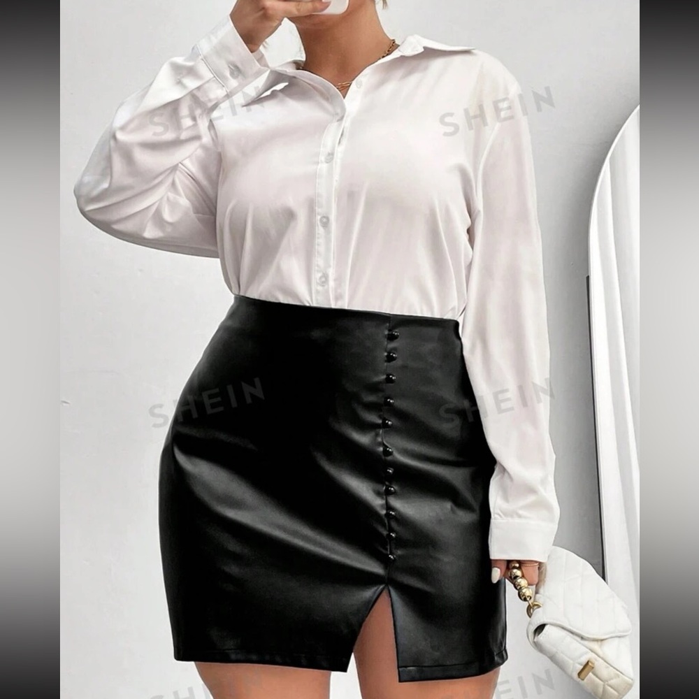 3X15 STUDIOS C black skirt